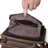 Men Vintage Crazy Horse Top Layer Cowhide Crossbody Sling Bag 10 Inch Shoulder Bag For Outdoor Travel Business Use
