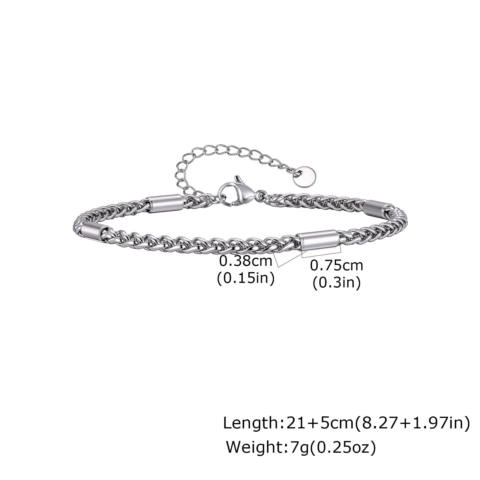 

Vnox Stainless Steel Adjustable Chain Anklet Bracelet for Men, Round Cable Chain Foot Jewelry, Waterproof Classic Beach Gifts