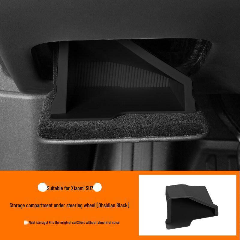 Under-Seat Storage Box for Xiaomi SU7: Car Interior Accessory for Documents & Items