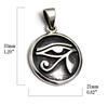 Auge des Horus Ägyptischer Silber 925 Anhänger Top Amulett