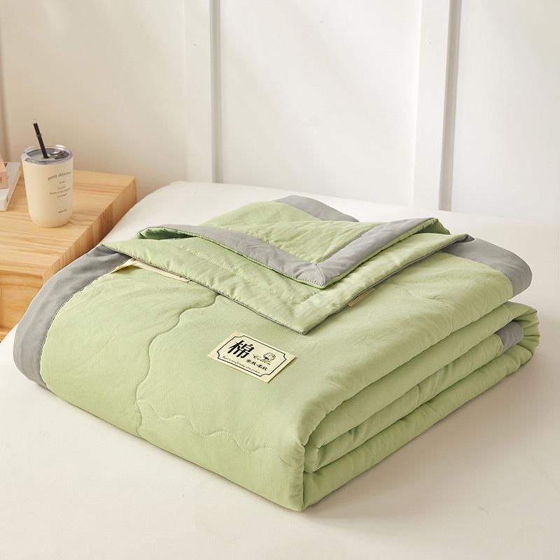 Xinjiang Cotton Summer Quilt: Machine Washable Blanket for Nude Sleeping and Air Conditioning