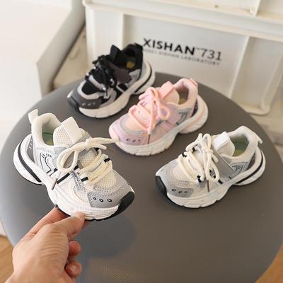 Frühjahr 2025 Neue Kollektion: Atmungsaktive Mesh-Sportschuhe zum Laufen für Jungen und Mädchen