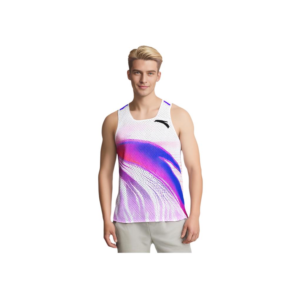 Anta Casual Sports Running Breathable Sleeveless Vest Men tops Palace-Purple 152445101-2