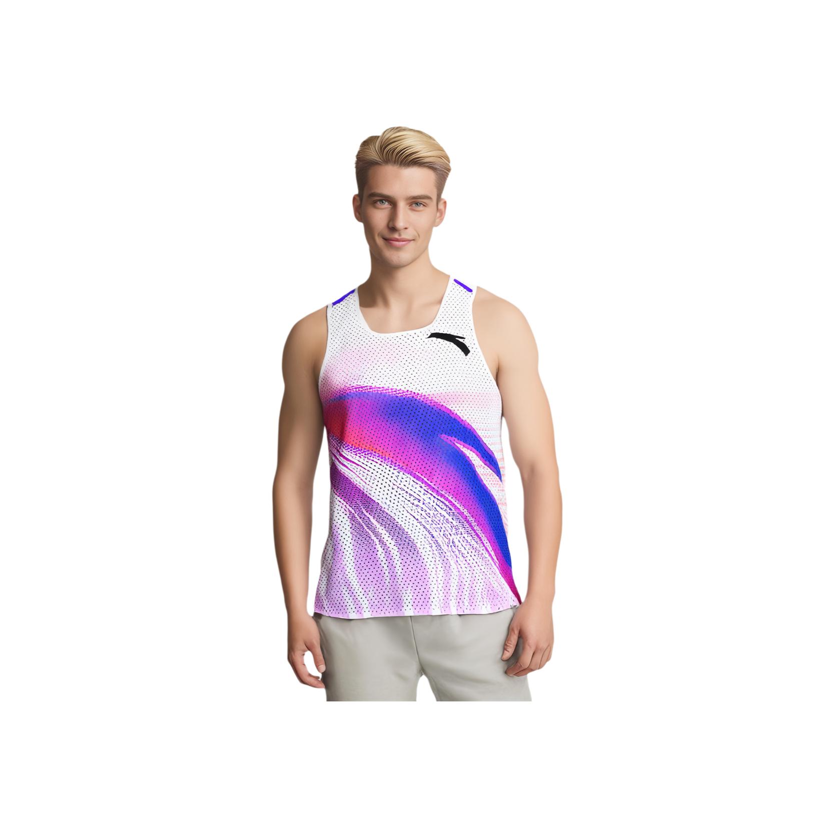 

Anta Casual Sports Running Breathable Sleeveless Vest Men tops Palace-Purple 152445101-2 2XL