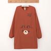 Stylish Long-Sleeve Anti-Stain Kitchen Apron for Women - Protective Cooking Smock