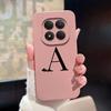 For Redmi Note 15 Pro 4G 5G Cases Simplicity 26 Letters Shockproof Liquid Silicone Cover For RedmiNote15 RedmiNote15Pro Fundas