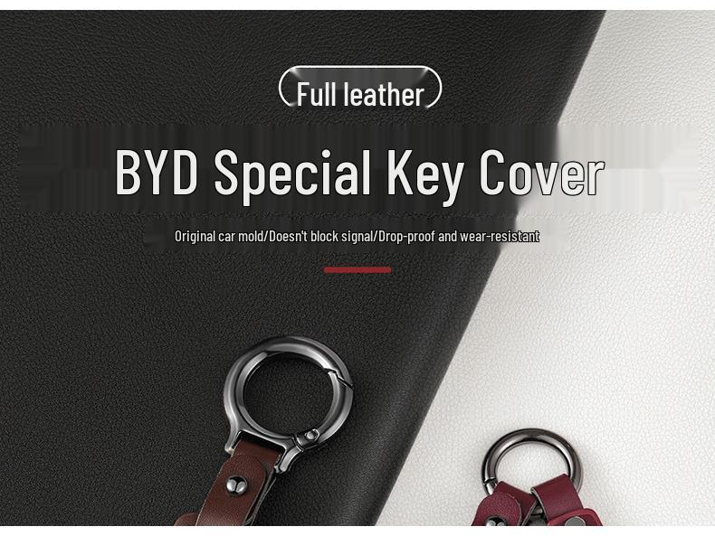 BYD Key Case for Han, Qin Plus DMI, Song Pro, Tang L, Yuan Up, Destroyer 05, Seagull, Seal, 06, and Dolphin Models.