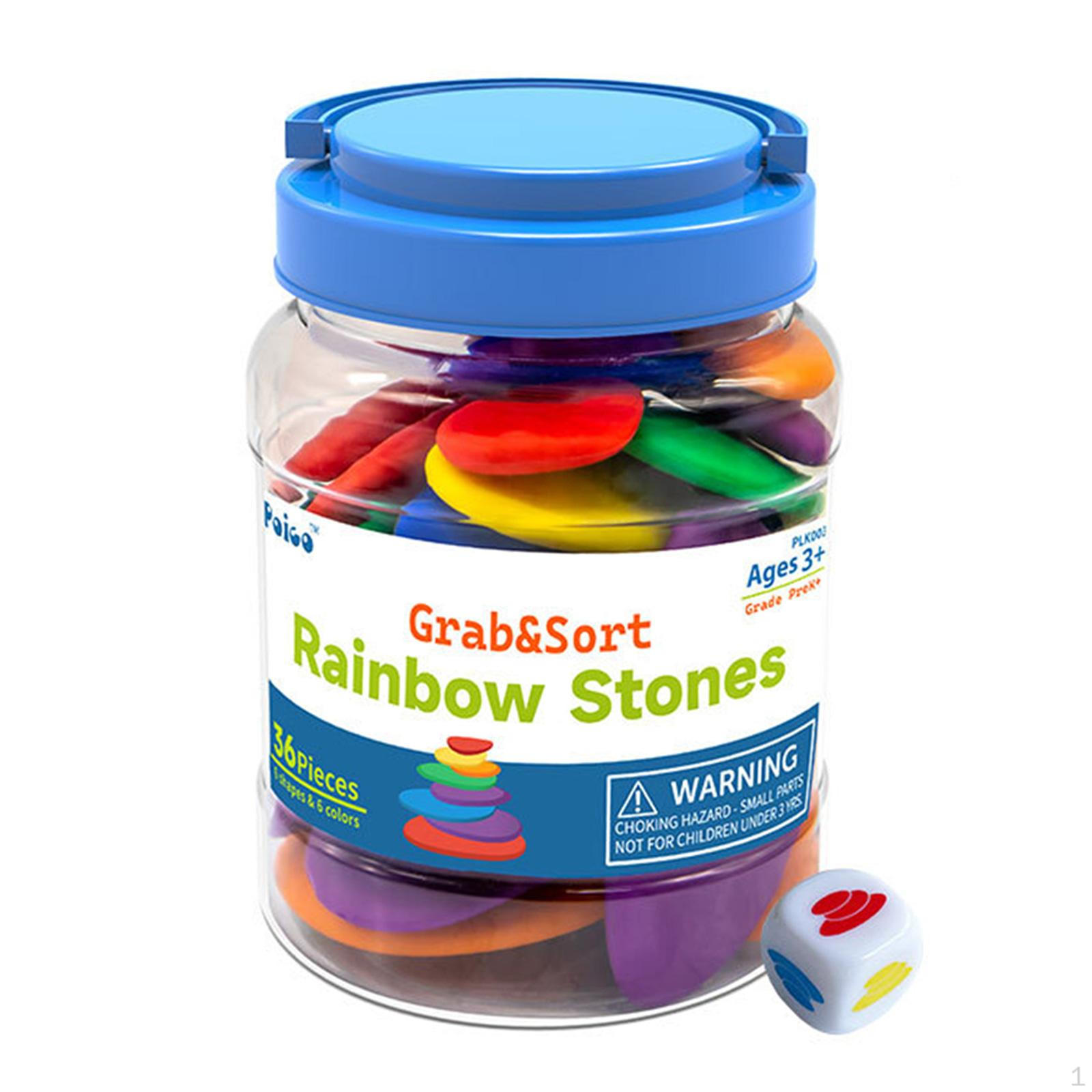 

36 предметов сортировочная игрушка банка красочная стопка для обучения путешествиям