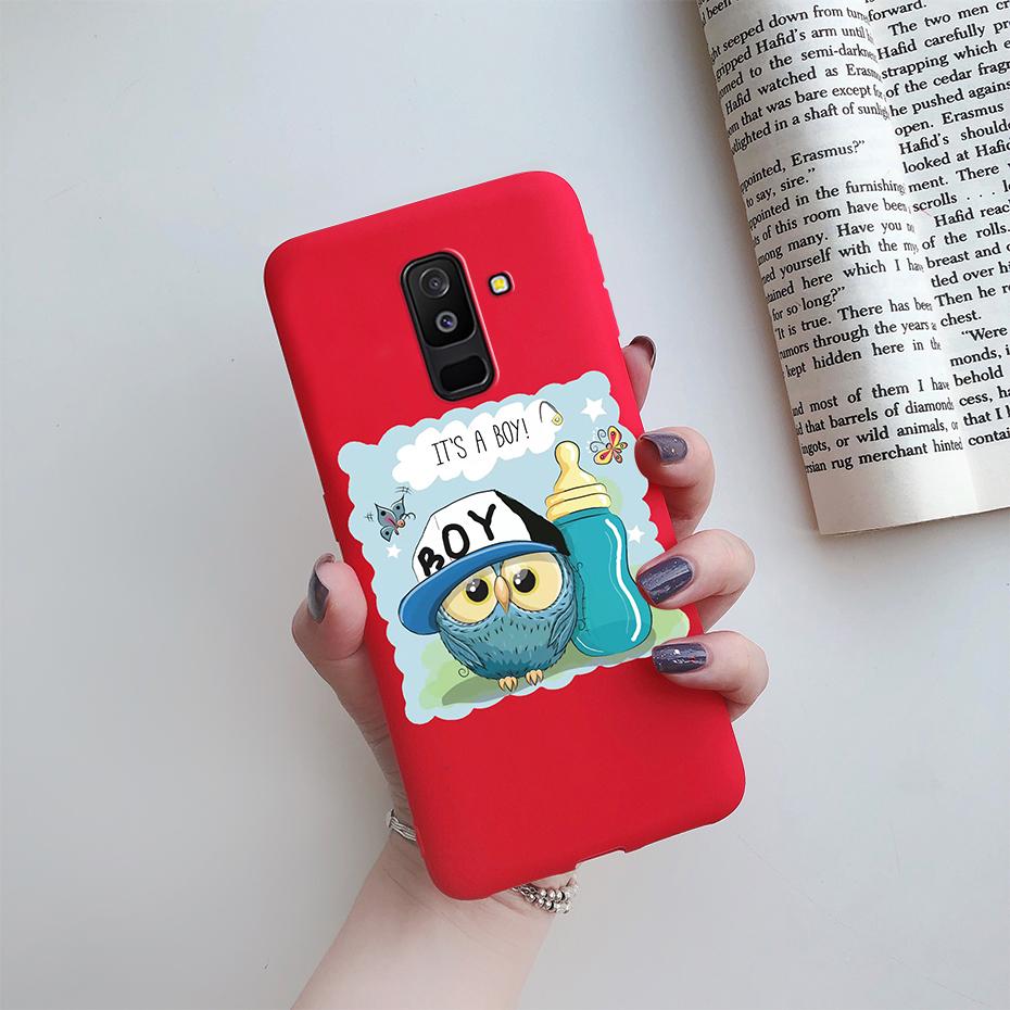 Daisy Flower Phone Case For Samsung Galaxy A6 Plus A6+ 2018 A605F Case Cover Cute Silicone Funda For Samsung A6 2018 A600F Case