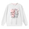 Kids' Girls' Casual Long-Sleeve Sweatshirt