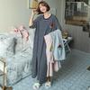 Summer Fruit Nightgown Cute Loose Long Sleepwear Female Summer Student Ins Home Clothes Skirt