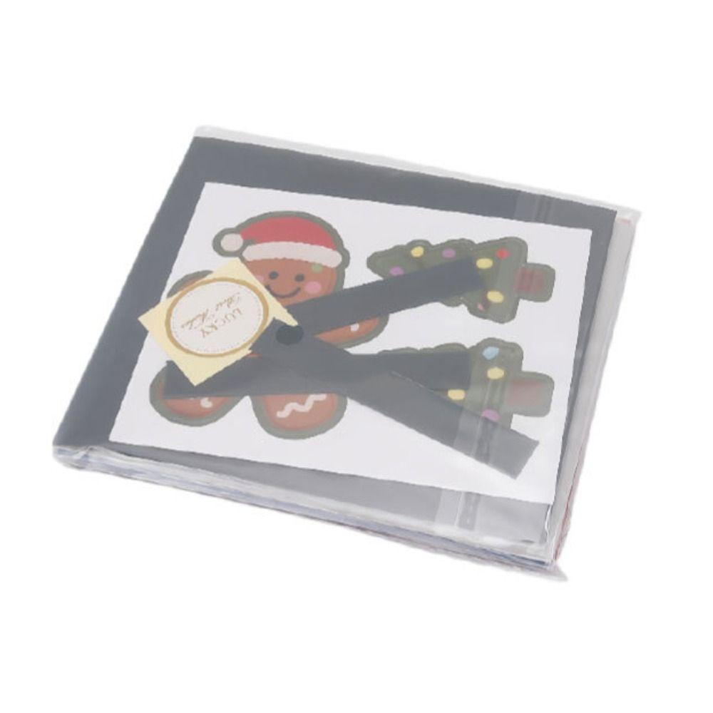 4Pcs Handmade Christmas Greeting Cards Stickers With Envelopes DIY Xmas Card Folding Design Cute Pop Up Christmas Gift Card