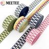 1/2/3/4/5Yards 38mm Jacquard Webbing Tape Ribbon Shoulder Canvas Belt Bag Strap Luggage Bias Band Garment Sewing Accessories