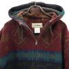 L.L.BEAN 80er Jahre Made in Portugal Wollmischung Vintage Nordisches Muster Parker L Herren Gebraucht
