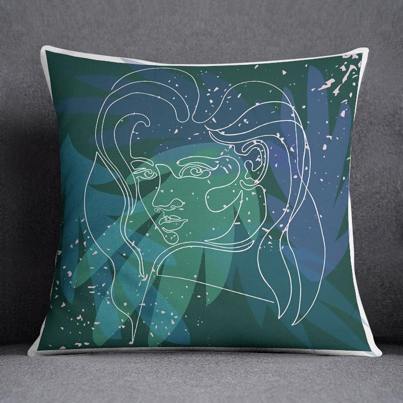 Polyester Pillowcase  Gift Home Office Decor  Bedroom Sofa Car Cushion Cover
