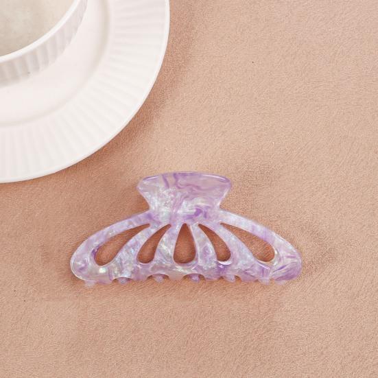 Hair Claw Clips for Women Colorful Non-Slip Claws for Thick Thin Hair Elegant Shark-Clip Hair Accessories for Girls