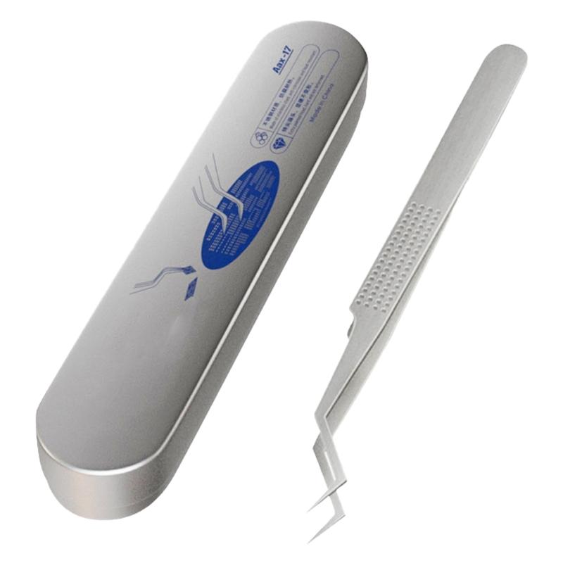 Пинцет позиционирующий для чипов и олова, высокая твердость, для пайки и ремонта чипов, инструмент, ремонт печатных плат 1