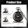 TecoKart® Roman Pocket Watch for Men – Vintage Retro Pocket Clock with Chain, Antique Watch for Men