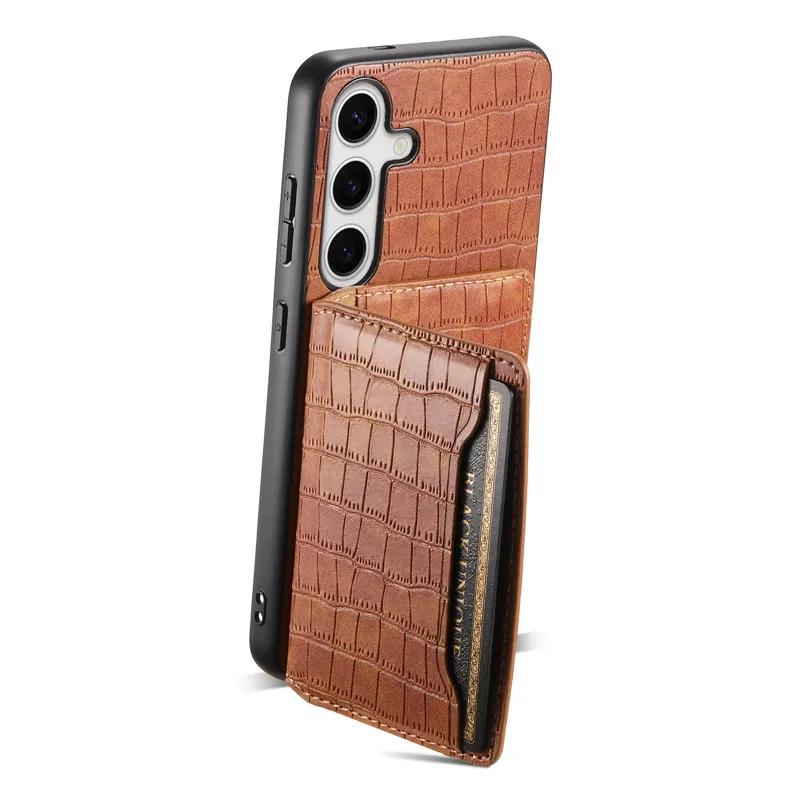 EUCAGR Crocodile Pattern Case Coque For Samsung A14 A23 A24 A34 A53 A54 A51 A52 A31 A70 A13 A32 A33 A22 A20 A15 A25 A35 A55 5G