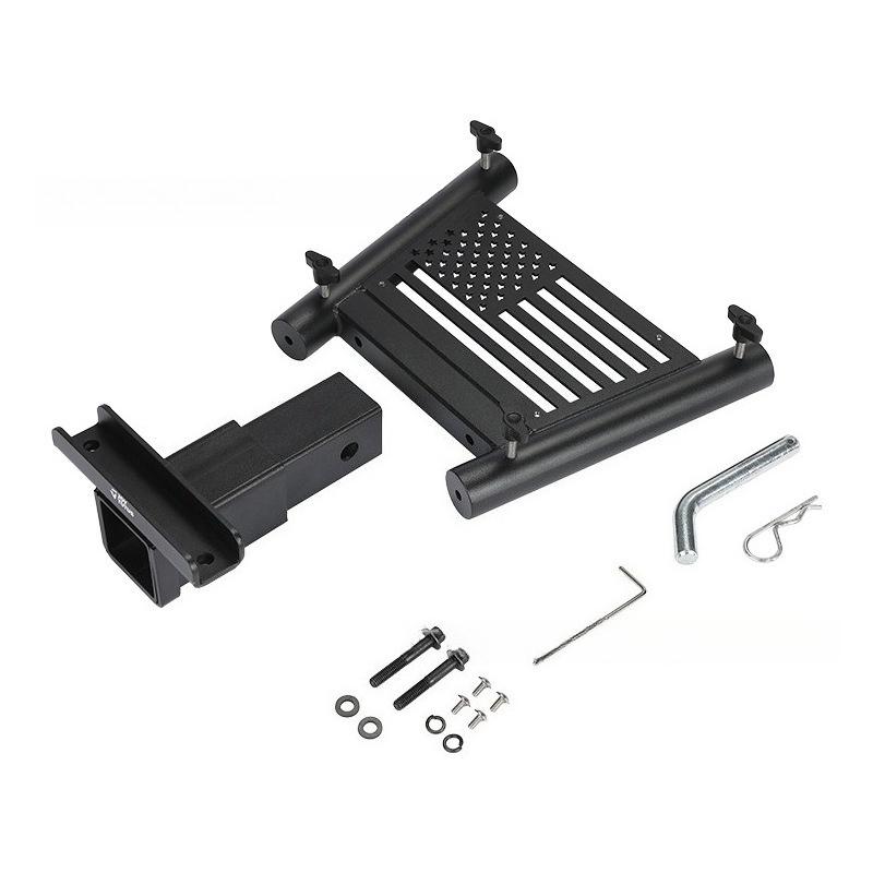 Für Universelles SUV Jeep LKW 2 Zoll Receiver Hitch Mount Verlängerter Fahnenmast Halter Abschlepp Heckhalter Zubehör Off Road ATV UTV