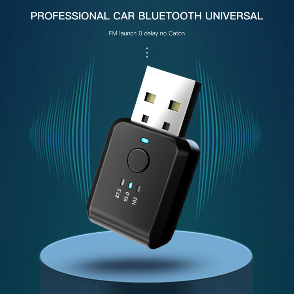 

MY# FM01 Bluetooth-Compatible Receiver Wireless Car Radio USB FM Transmitter