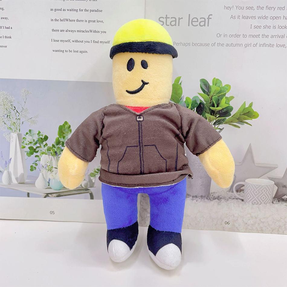 NEW 22cm Noob Plush Toy Cartoon Game Roblox Experiment Soft Stuffed Animals Dolls Birthday Christmas Children Gifts