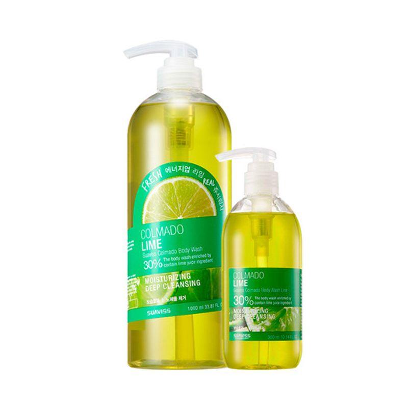 SUAVISS [2-pack] Suavis Colmado Lime Body Wash Increased Package (1000ml + 300ml) single type