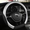 Carbon Fibre+Leather Car Steering Wheel Cover For VW GOLF 7 2015 POLO JATTA Passat Tiguan For Nissan Qashqai J11 X-trail T32