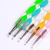 5-Piece Nail Art Spiral Rhinestone & Bead Picker Set - Double-Ended Pen for Pattern Painting & Gel Polish Application