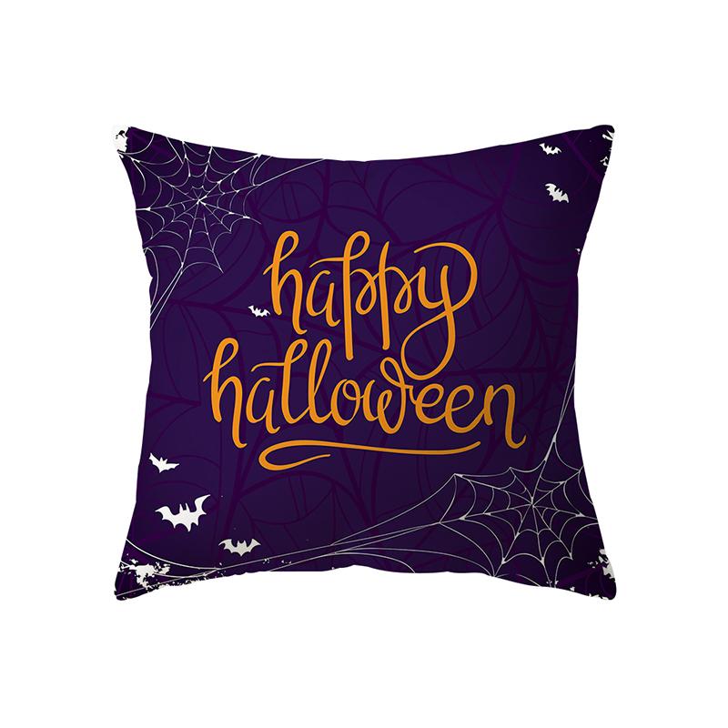 Pumpkin Halloween Theme Pillow Cover Sofa Cushion  Holiday Gift Party Decoration Home Decor