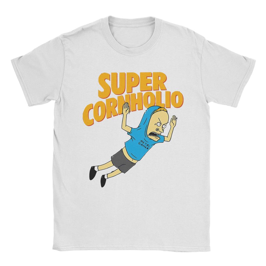 Cornholio Beavis and Butthead TShirt for Men Women Awesome Cotton Tee Shirt Round Neck Short Sleeve T Shirt Gift Idea Tops