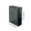 New Automatic Cigarette Box 20 Packs Automatic Cigarette Pack ABS Matte Surface Translucent Moisture-release Anti-pressure Box