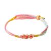 Five-Color Dragon Boat Festival Longevity Thread Bracelet with Peach Blossom Knot, Unisex DIY Hand Rope Gift