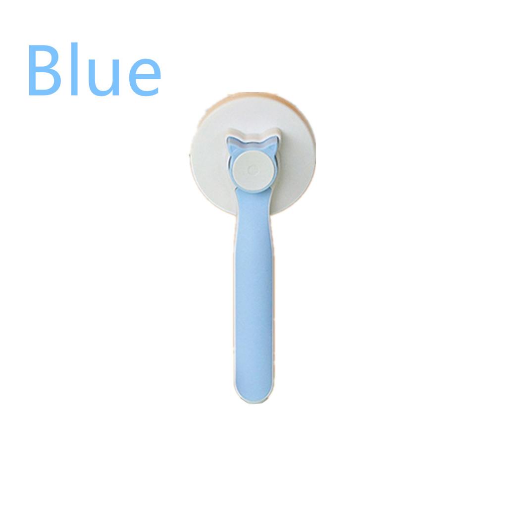 Self-Cleaning Slicker Brush for Dogs Cats for Short and Long Hair Pets (Blue)