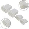 2x Toy/Ota Rear Seat Locking Clip Fastener Clips Car Rear Seat WHITE Pladtic
