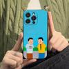 Art Joan C-Cornella Funny Phone Case For Apple iPhone 15,14,13,12,11,XS,XR,X,8,7,Pro,Max,Plus,mini Silicone Black Cover