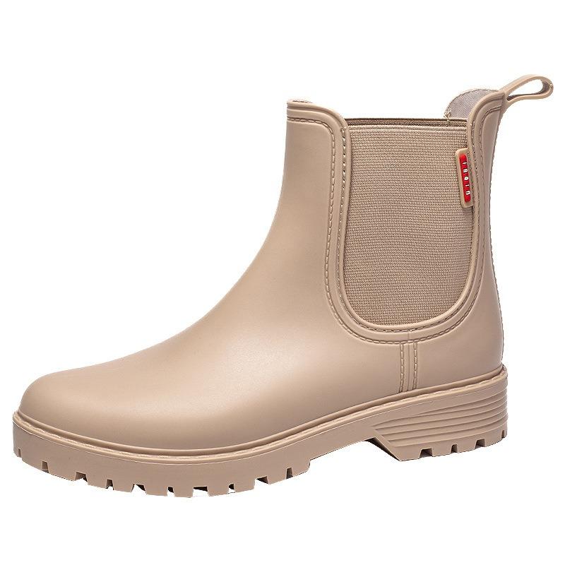 rain boots women's waterproof rain shoes women's outdoor new water shoes waterproof and wear-resistant water shoes platform rubber shoes women