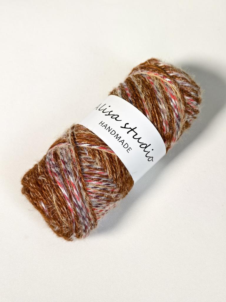 150g/roll Multi-color Spray Wool Yarn Feather Long Mink Wool Blended Yarn Handmade DIY Knitted Scarf Bag Weaving Thread