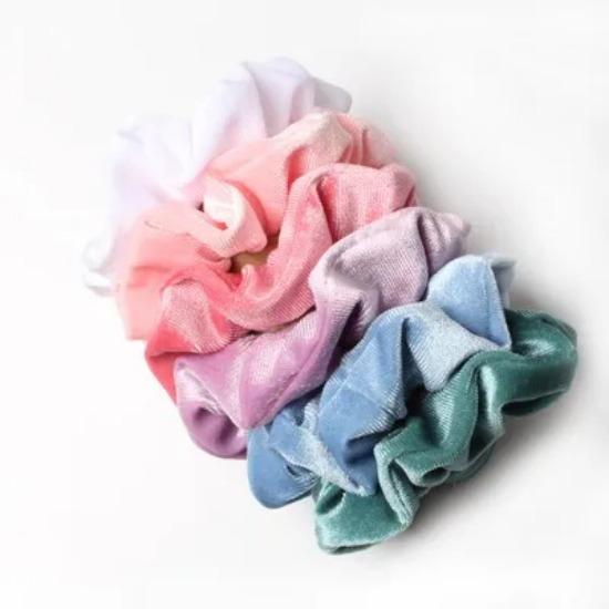Set med tre grundläggande akrylhårklämmor Rosa pärlemor och svarta ytor Små hårklämmor för kvinnor Håraccessoarer Danrrsh