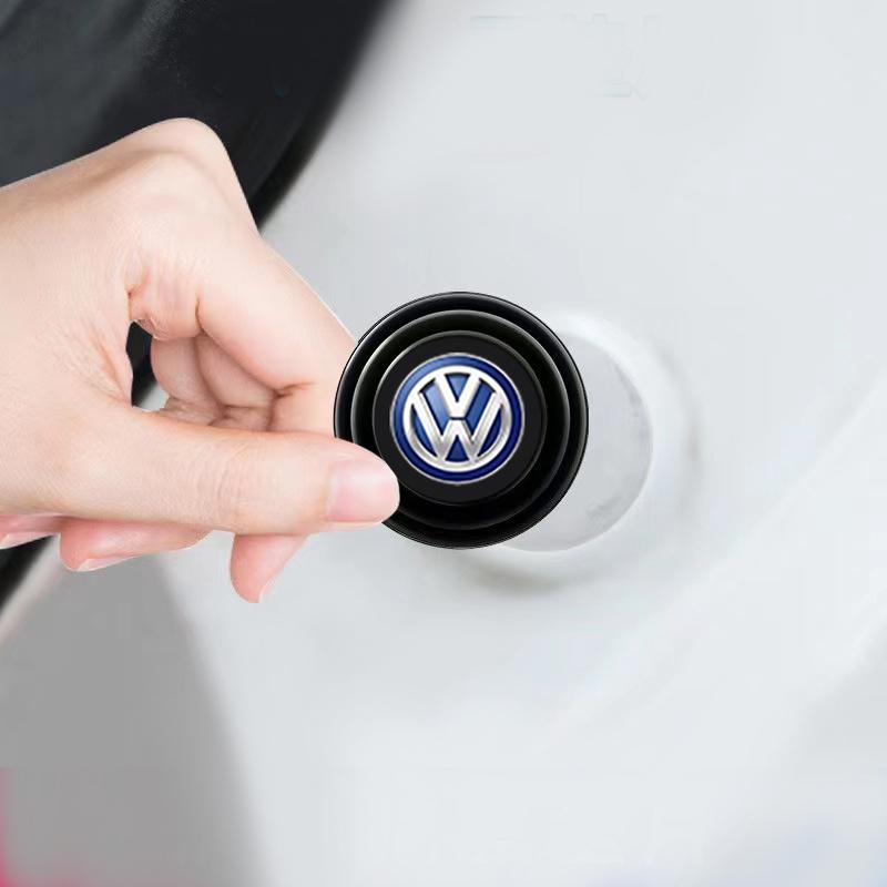 Car Door Anti-Collision Silicone Pads Shock Absorber Gasket Suitable For Volkswagen Golf-7 4 5 6 CC T-ROC Sharan Passat B5 6 7 Polos Tiguan