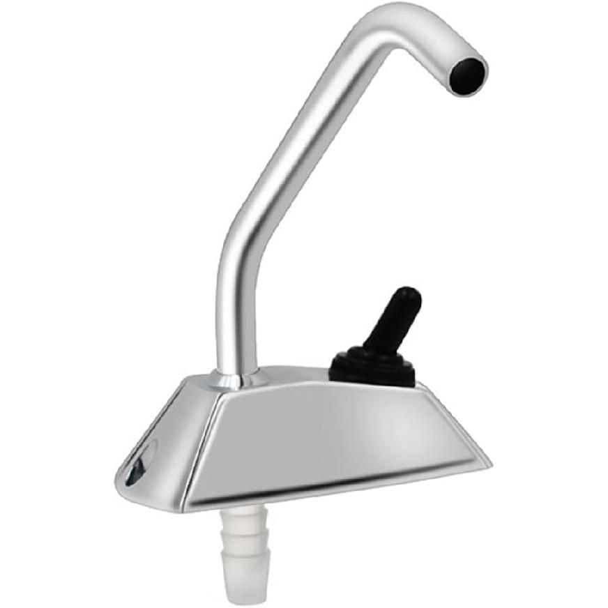 RV Electric Control Cold Water Sink Faucet 3/8" Tubing for Marine Home Caravan Yacht Boat Camping Chrome