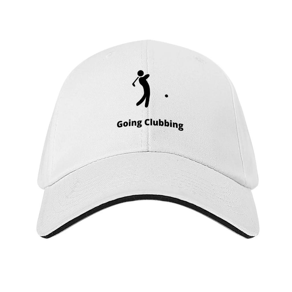 Going Clubbing Baseball Cap Party Hat Black Sun Cap Anime Unisex Golf Wear Women's
