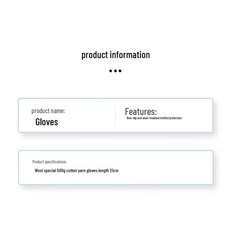 Lianjia Cotton Blend Anti-Slip Work Gloves (12 Pairs)