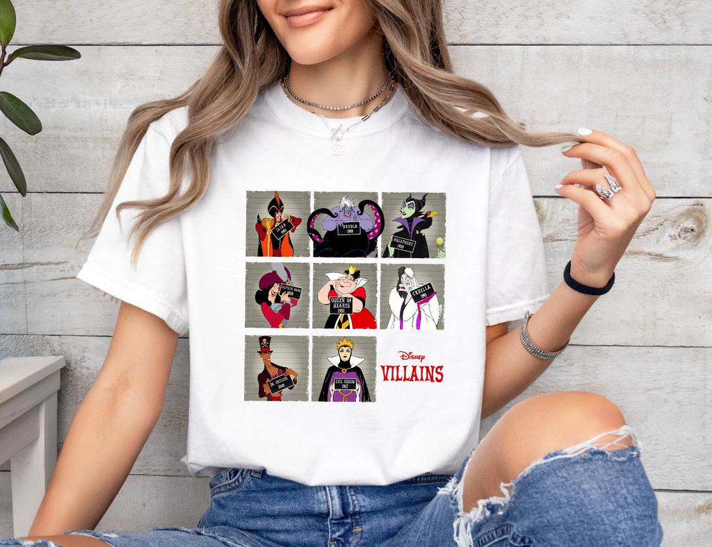 Retro 90s Disney Villains Bad Girls Bad Guys Unisex Adult Kid Shirt 320111067