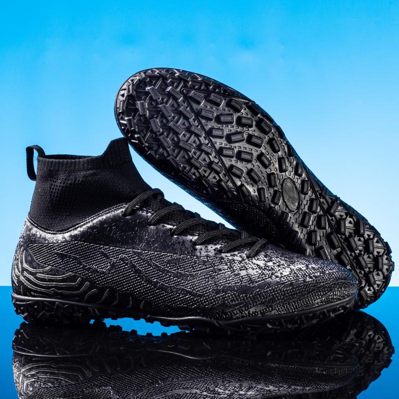 Kid's AG/TF Football Boots High -top Outdoor Nail Large Size Men's Sports Football Boots Soccer Shoes for Men