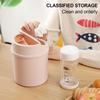 Mini Waste Bin With Lid Desktop Garbage Basket Table Roll Swing Lid For Household Desktop Office Garbage Organizer