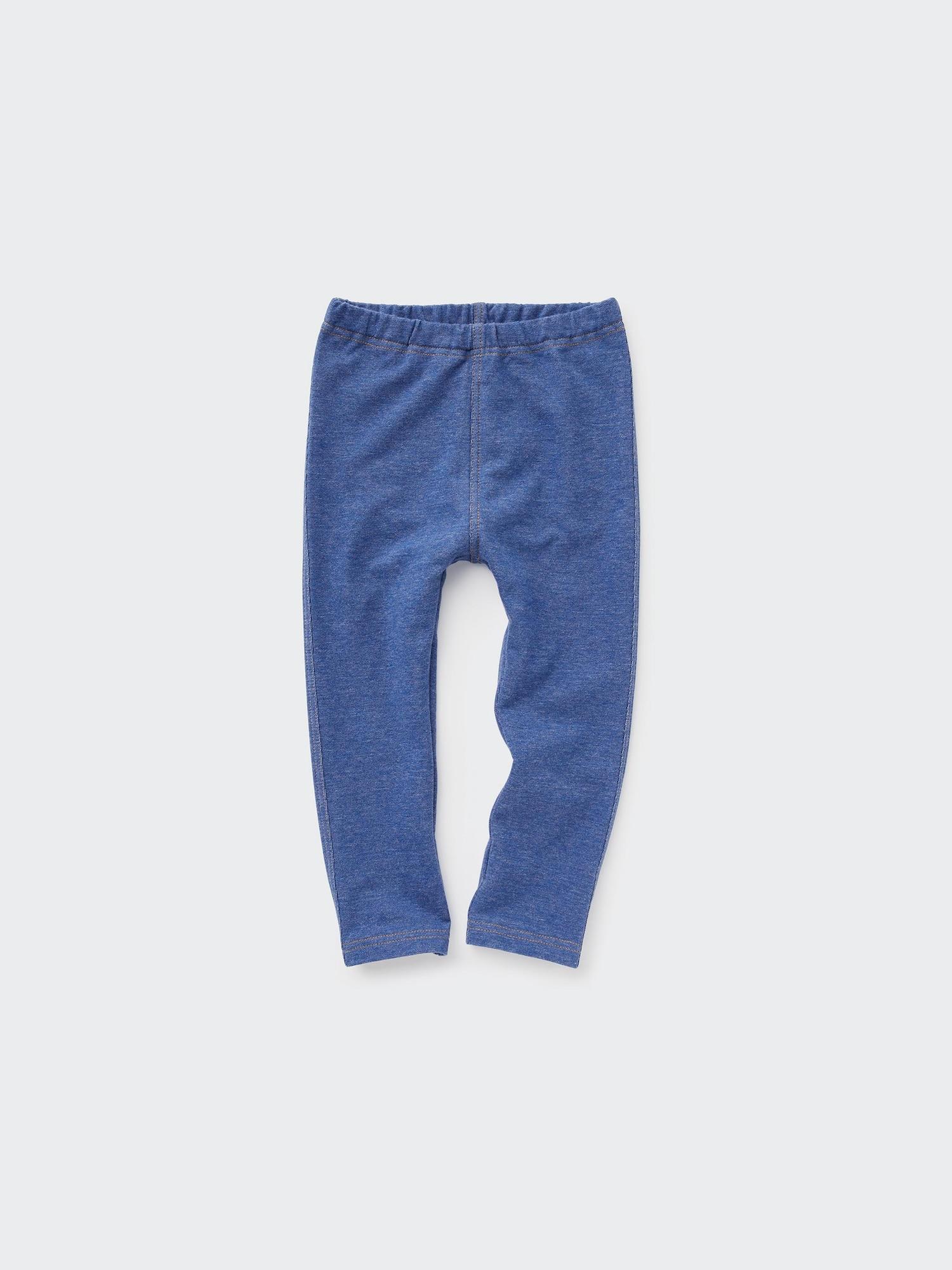 

Uniqlo Япония леггинсы Regular Fit Denim Like 10 4 Длина 65 BLUE/120