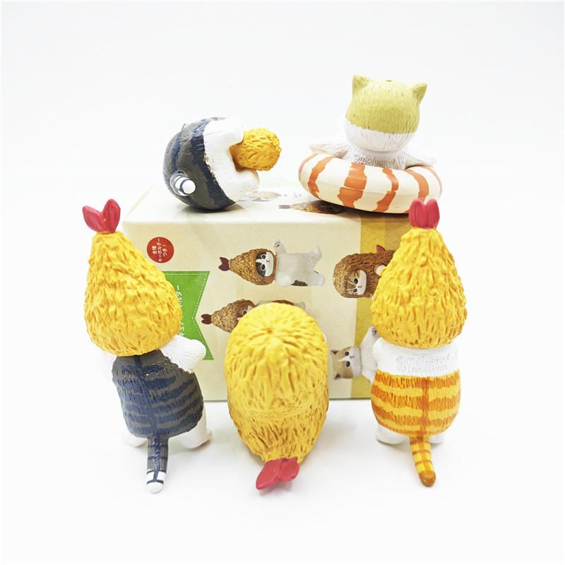 Fortune Eyecatching Cat Sandy Shrimp Cat Series 2 Blind Box Collectible Toy Set