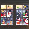 New Year Snowman Christmas Home Santa Claus Window Decoration Window Stickers Christmas Stickers