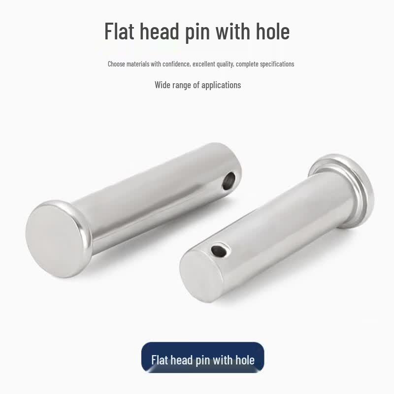 304 Stainless Steel Flat Head Clevis Pin with Hole